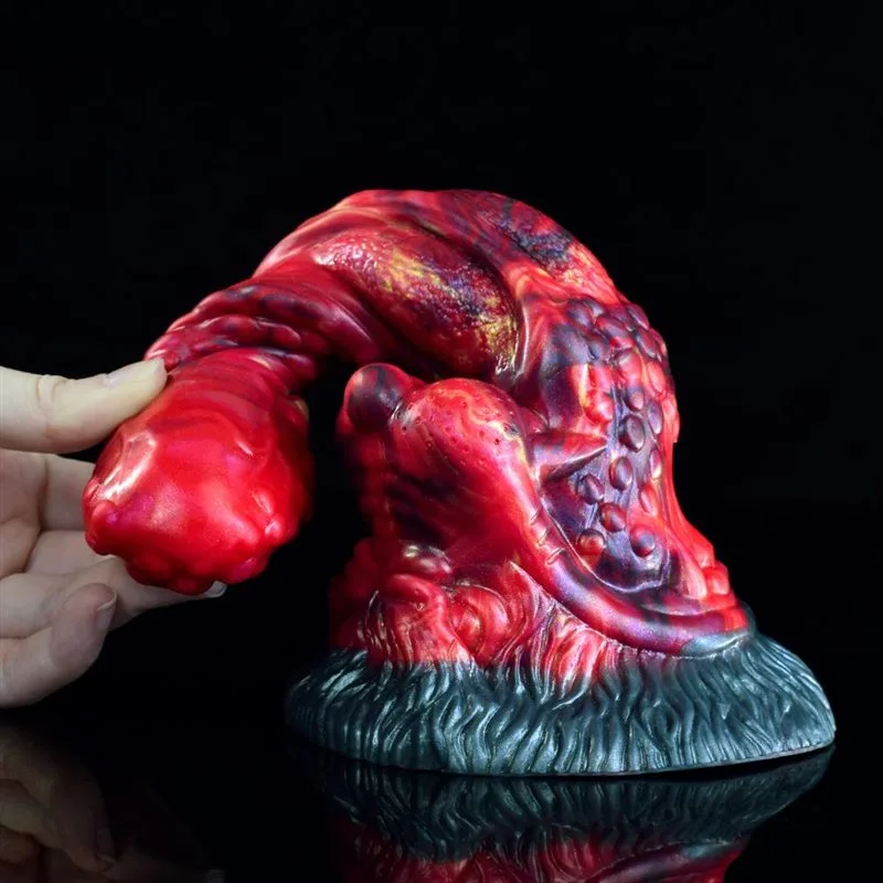 8 IN Unique Lion Tongue Dildo Adult Fantasy Toy 5 8 IN Unique Lion Tongue Dildo Adult Fantasy Toy 5