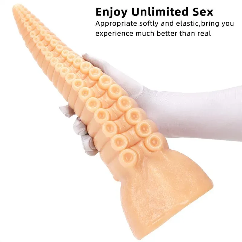 14 IN Huge Tentacle Dildo PVC Octopus Squid Anal Plug 4 14 IN Huge Tentacle Dildo PVC Octopus Squid Anal Plug 4