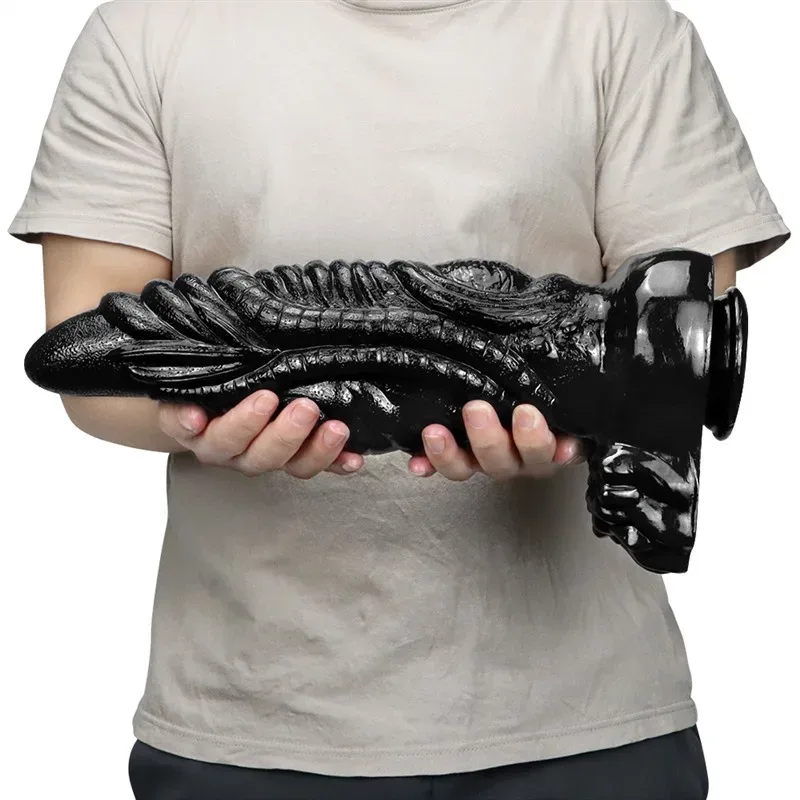 14.5 IN Black Huge Alien Dildo Unusual Sex Toy 7 14.5 IN Black Huge Alien Dildo Unusual Sex Toy 7