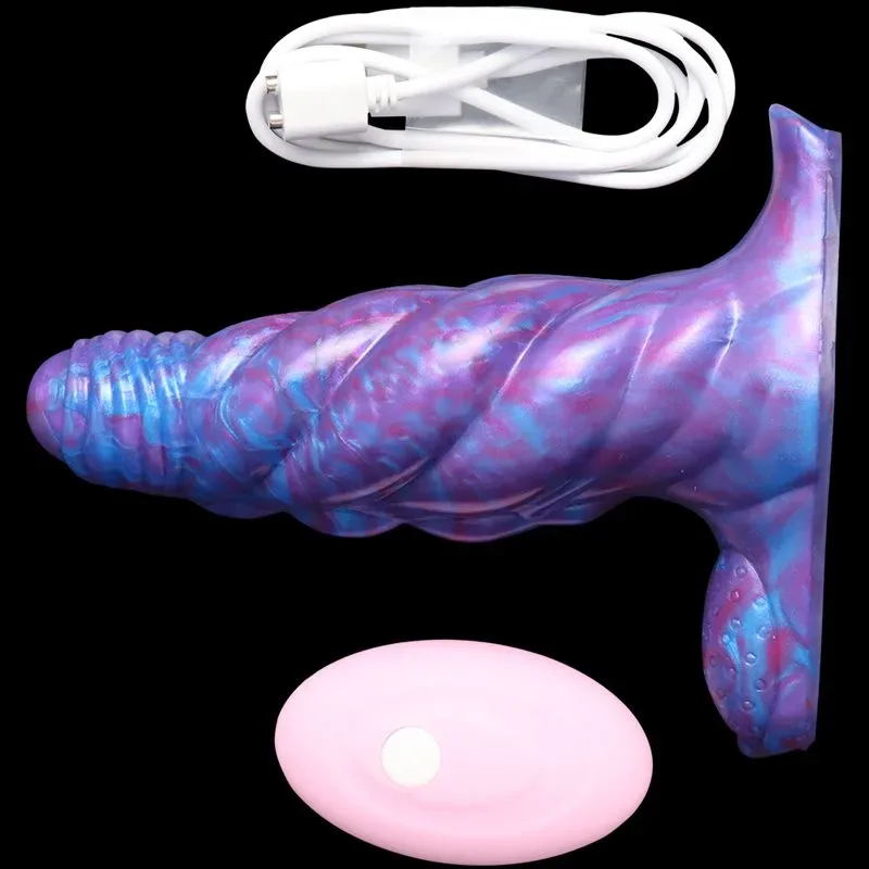5 IN Silicone Vibrating Exotic Dildo with Remote 2 5 IN Silicone Vibrating Exotic Dildo with Remote 2