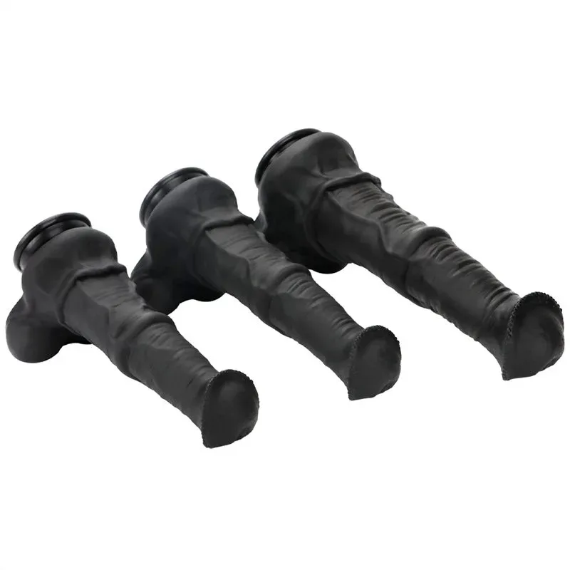 10/11/13 IN Huge Black Horse Cock Silicone Animal Dildo 9 10/11/13 IN Huge Black Horse Cock Silicone Animal Dildo 9
