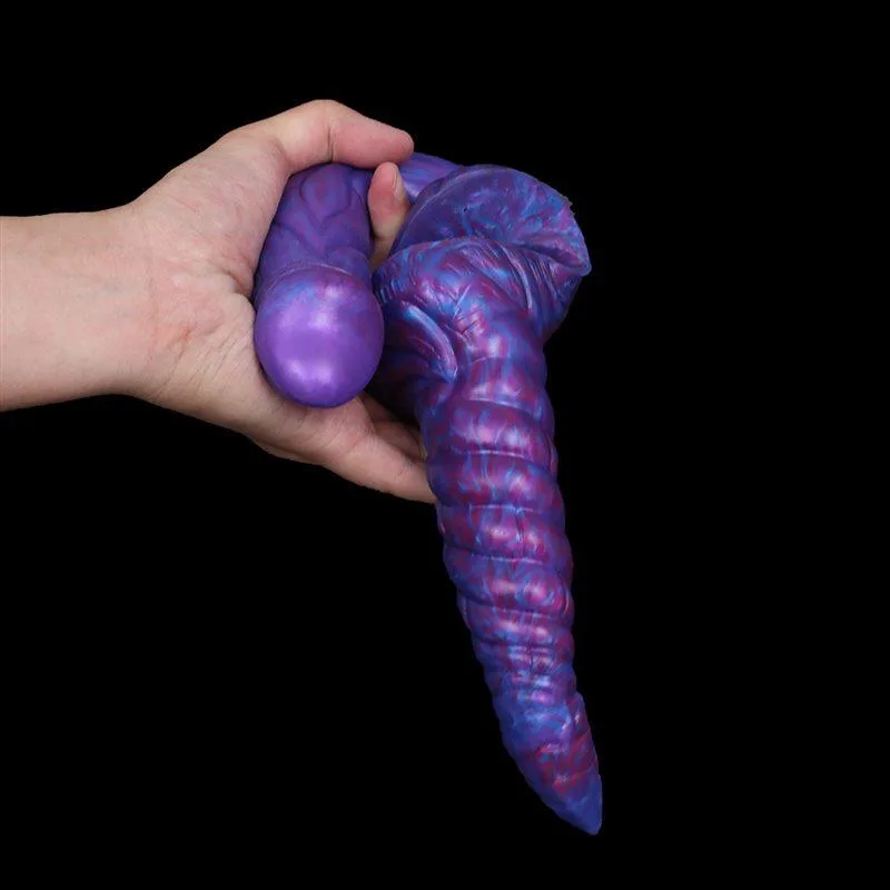 7 IN Purple Suction Cup Double Headed Monster Dildo 5 7 IN Purple Suction Cup Double Headed Monster Dildo 5