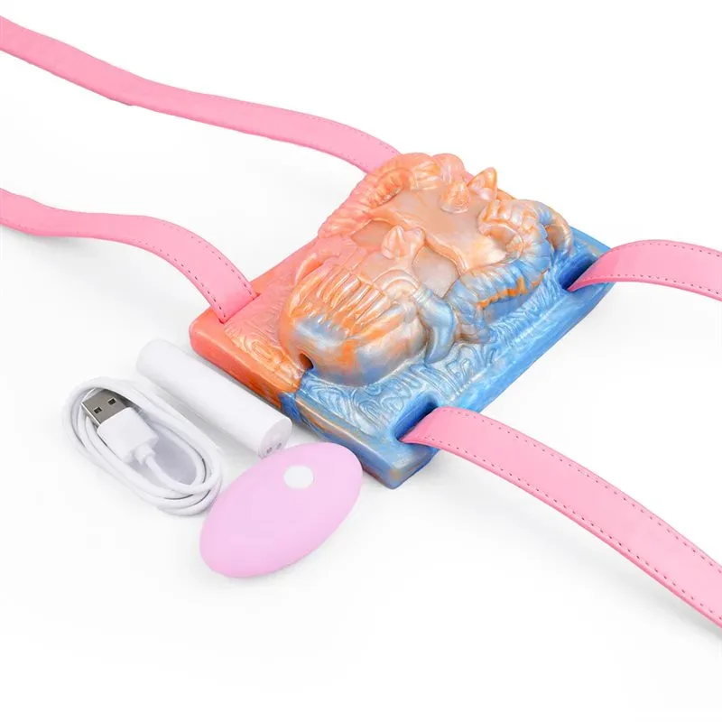 2d9da436d2654a8d Fantasy Strapon Vibrating Grinder Silicone Clitoral Stimulator