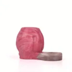 Pink Soft Silicone Knotted Cock Ring Penis Extender - Image 3