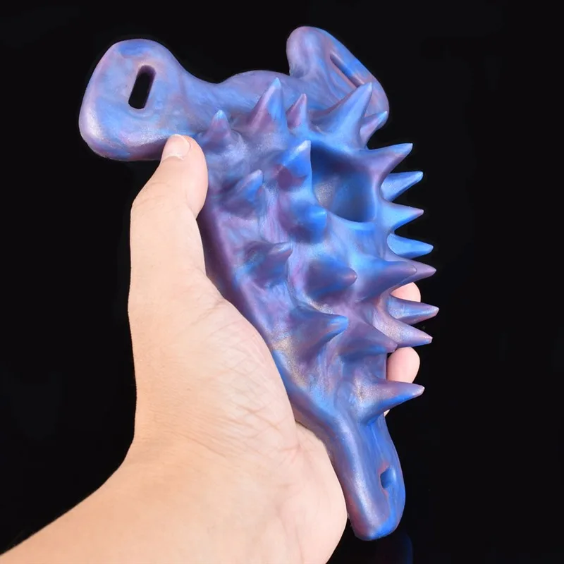 Strap On Sex Grinder with Holes Silicone Spiked Grinding Toy 8 Strap On Sex Grinder with Holes Silicone Spiked Grinding Toy 8