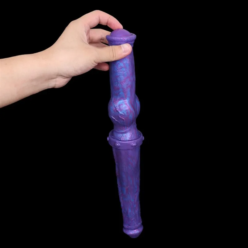 15.5 IN Purple Double-Ended Horse Animal Dildo 4 15.5 IN Purple Double-Ended Horse Animal Dildo 4