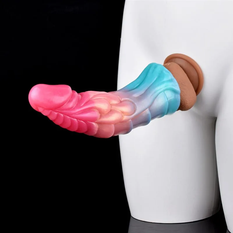 8 IN Soft Silicone Fantasy Dragon Cock Sleeve 10 8 IN Soft Silicone Fantasy Dragon Cock Sleeve 10