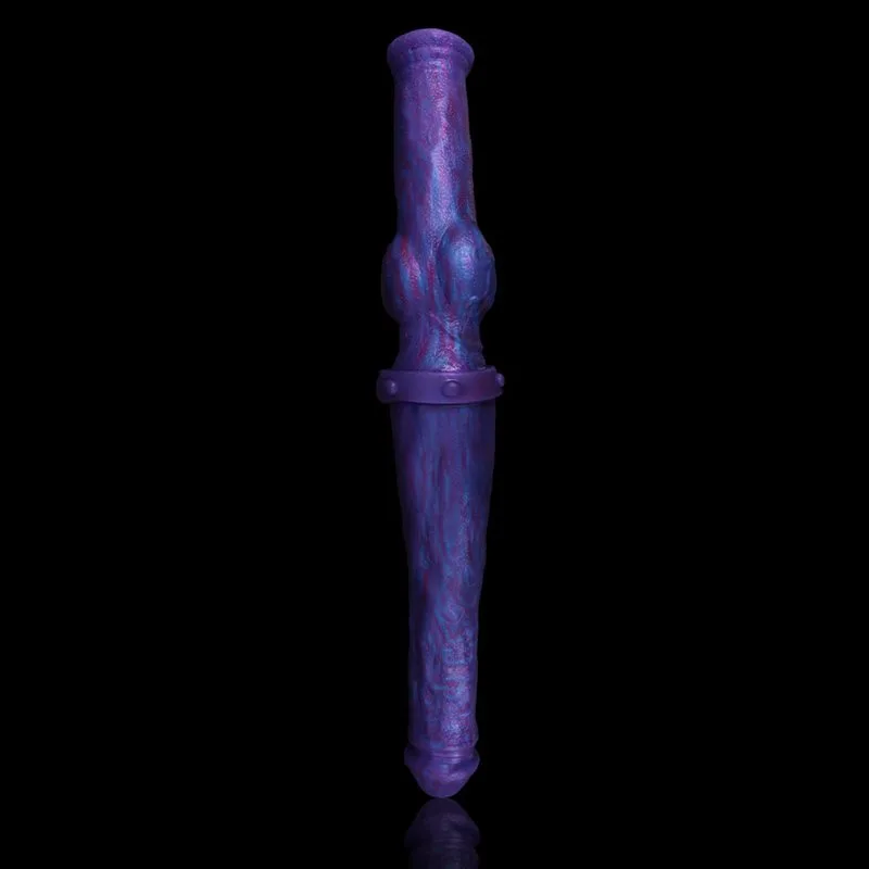 15.5 IN Purple Double-Ended Horse Animal Dildo 3 15.5 IN Purple Double-Ended Horse Animal Dildo 3