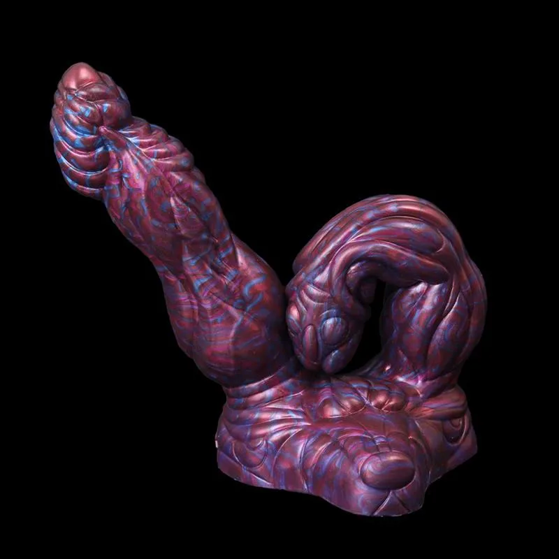 8 IN Fantasy Silicone Double-Headed Alien Dildo 6 8 IN Fantasy Silicone Double-Headed Alien Dildo 6