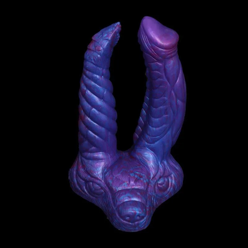 7 IN Purple Suction Cup Double Headed Monster Dildo 3 7 IN Purple Suction Cup Double Headed Monster Dildo 3