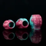 Silicone Knot Cock Ring Men Penis Extension Sleeve - Image 5