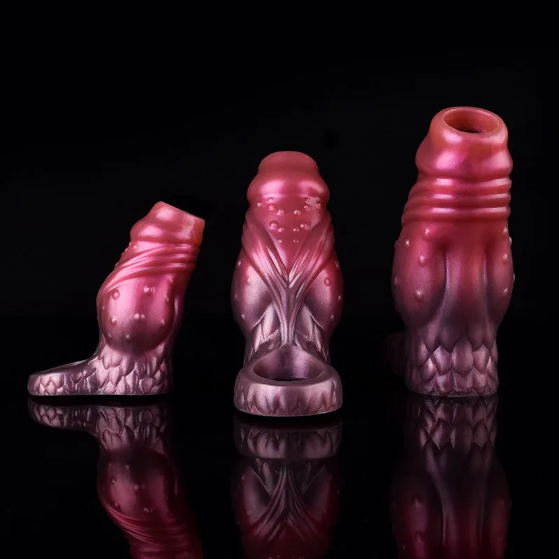 3.5/4.7/5.5 IN Silicone Fantasy Knot Penis Extender Sheath 5 3.5/4.7/5.5 IN Silicone Fantasy Knot Penis Extender Sheath 5