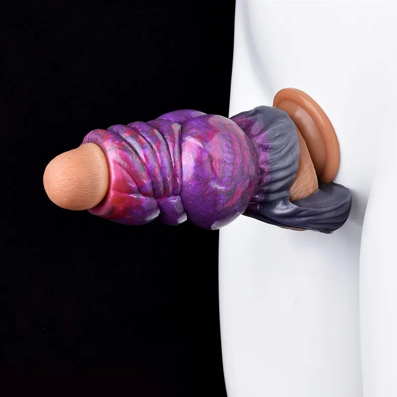 5.2 IN Big Knot Sheath Fantasy Silicone Penis Extender 11 5.2 IN Big Knot Sheath Fantasy Silicone Penis Extender 11