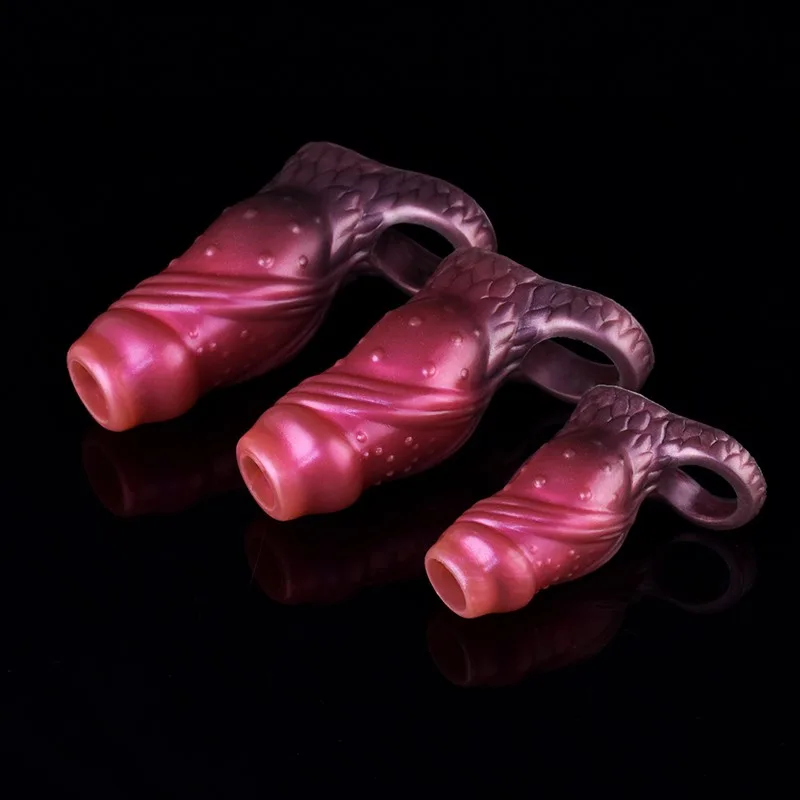 3.5/4.7/5.5 IN Silicone Fantasy Knot Penis Extender Sheath 6 3.5/4.7/5.5 IN Silicone Fantasy Knot Penis Extender Sheath 6