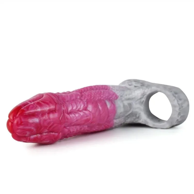 6.8 IN Fantasy Dragon & Alien Penis Sleeve Silicone Cock Sheath 5 6.8 IN Fantasy Dragon & Alien Penis Sleeve Silicone Cock Sheath 5