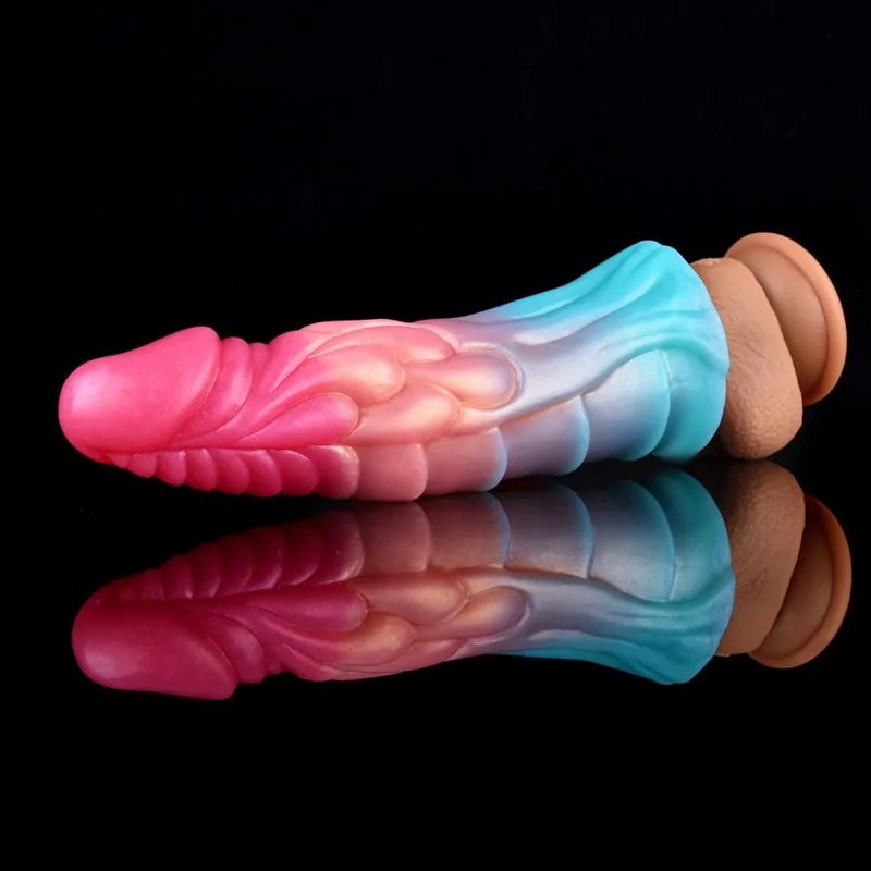 8 IN Soft Silicone Fantasy Dragon Cock Sleeve 8 8 IN Soft Silicone Fantasy Dragon Cock Sleeve 8