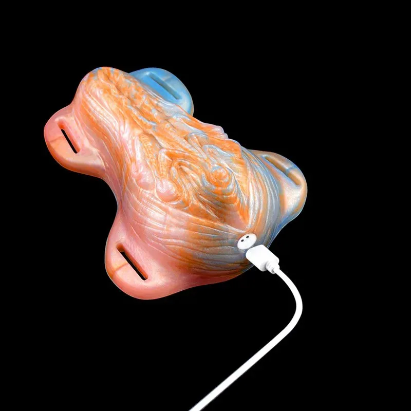 Fantasy Strap On Silicone Pussy Sex Grinder Vibrator 6 Fantasy Strap On Silicone Pussy Sex Grinder Vibrator 6