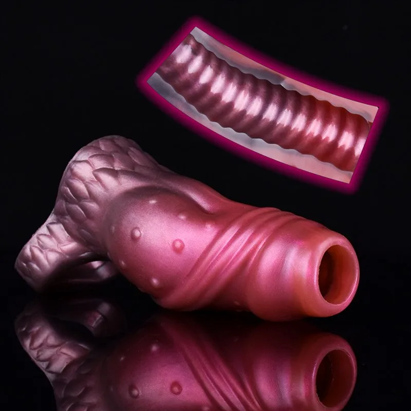 3.5/4.7/5.5 IN Silicone Fantasy Knot Penis Extender Sheath 9 3.5/4.7/5.5 IN Silicone Fantasy Knot Penis Extender Sheath 9