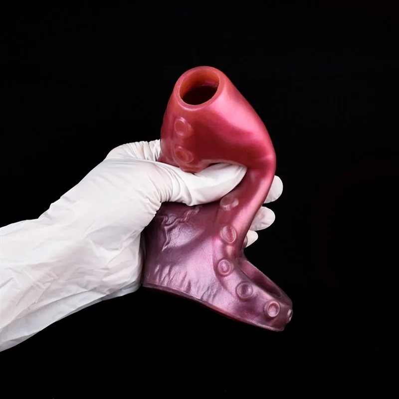 3.5/4.7/5.5 IN Open Tip Tentacle Knot Cock Sleeve 10 3.5/4.7/5.5 IN Open Tip Tentacle Knot Cock Sleeve 10