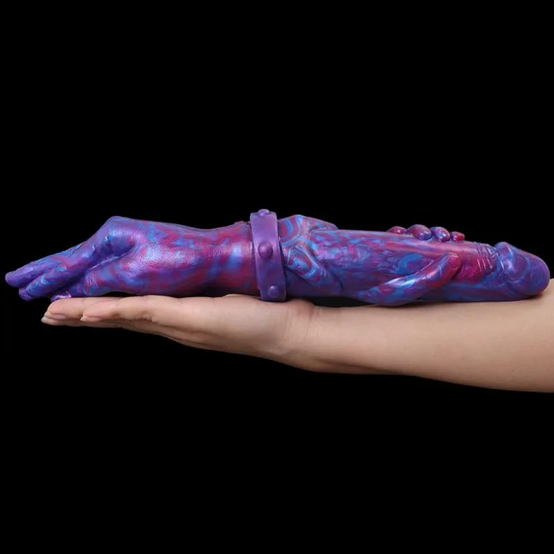 13 IN Purple Double-Ended Palm Hand Dildo 5 13 IN Purple Double-Ended Palm Hand Dildo 5
