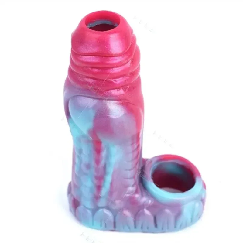 format_webp 5.3 IN Open Head Fantasy Knot Penis Sleeve - Image 1