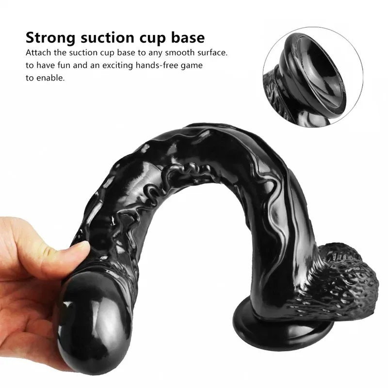 17 IN Extra-Long Slim Suction Cup PVC Dildo 5 17 IN Extra-Long Slim Suction Cup PVC Dildo 5
