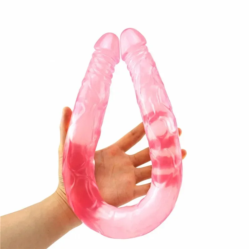 21.5 IN Flexible Double Ended PVC Dildo 5 21.5 IN Flexible Double Ended PVC Dildo 5