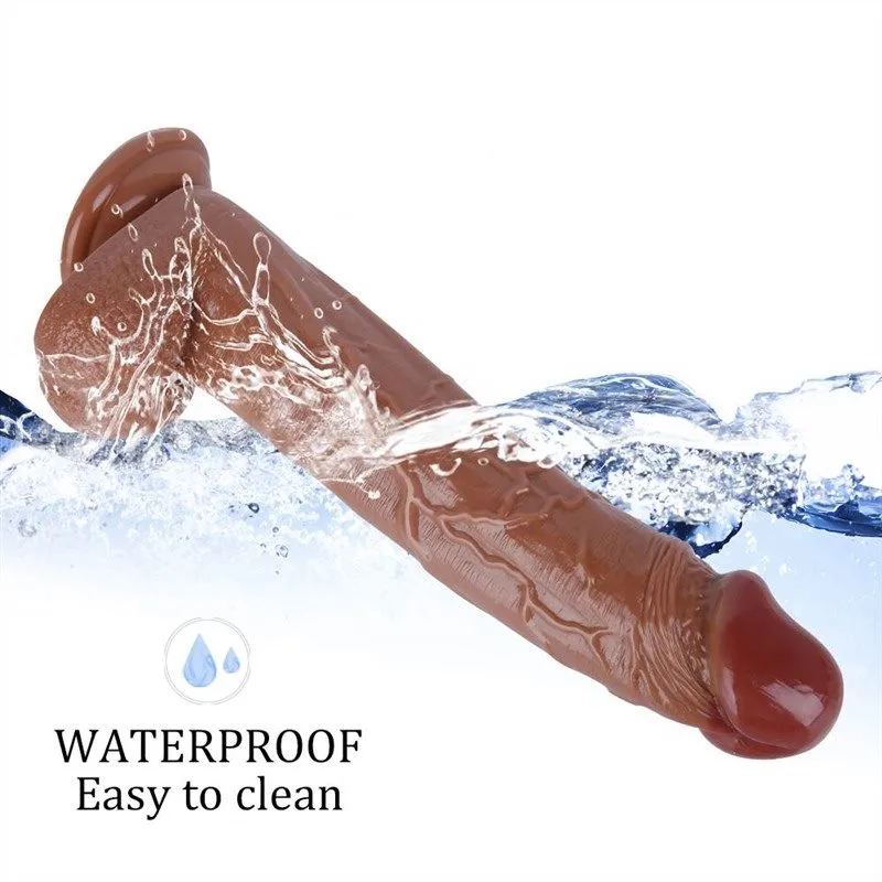 13 IN Large Bendable PVC Dildo with Realistic Veining 6 13 IN Large Bendable PVC Dildo with Realistic Veining 6