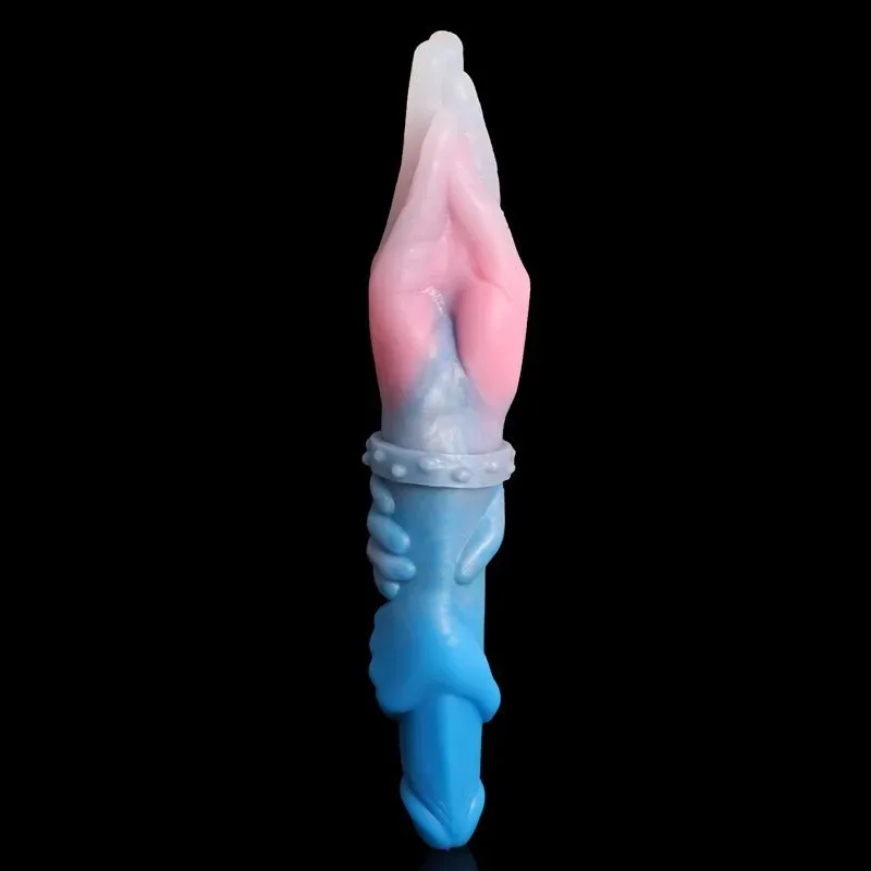 13 IN Colored Double Fisting Dildo Magic Hand Cock 1 13 IN Colored Double Fisting Dildo Magic Hand Cock 1