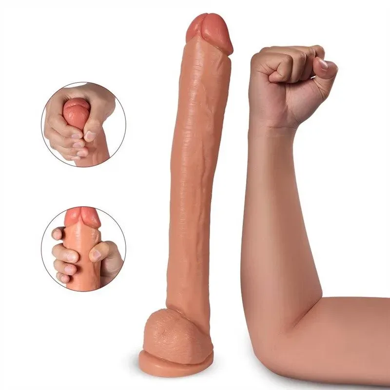 15.5 IN Big Long Flexible PVC Dildo 2 15.5 IN Big Long Flexible PVC Dildo 2
