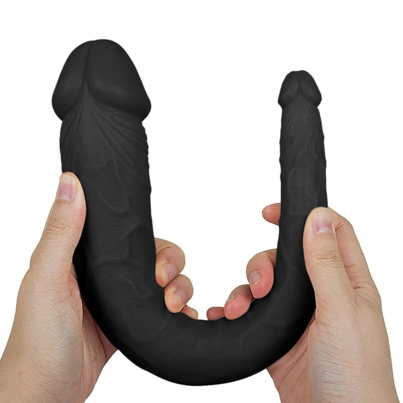 14 IN U-shaped Dildo Double Penetration for Couples 3 14 IN U-shaped Dildo Double Penetration for Couples 3