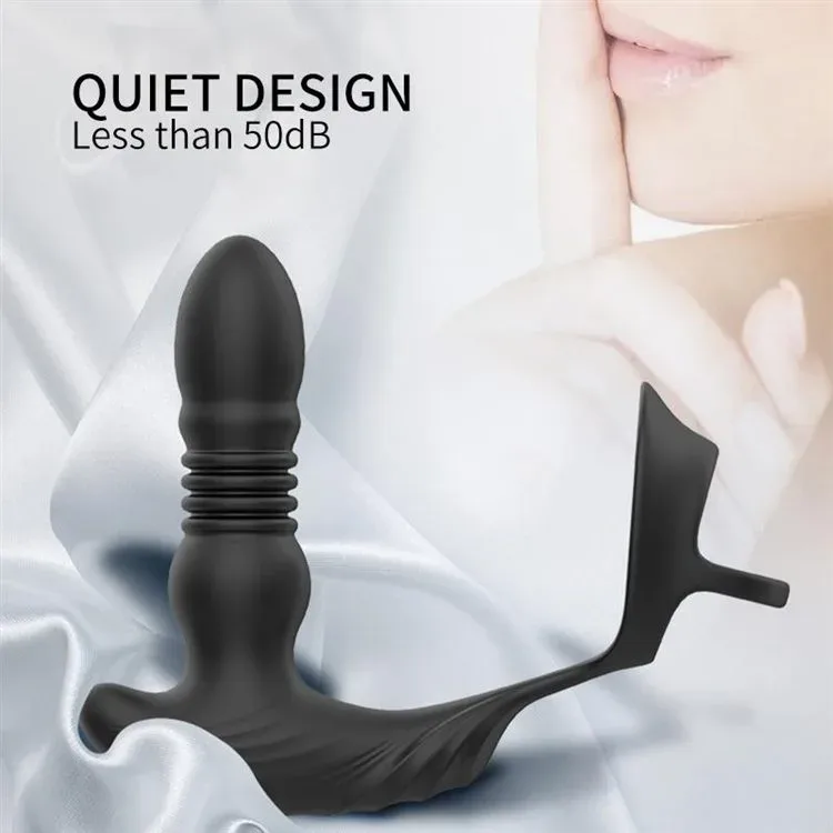 Vibrating and Thrusting Anal Vibrator Prostate Massager for Men 4 Vibrating and Thrusting Anal Vibrator Prostate Massager for Men 4