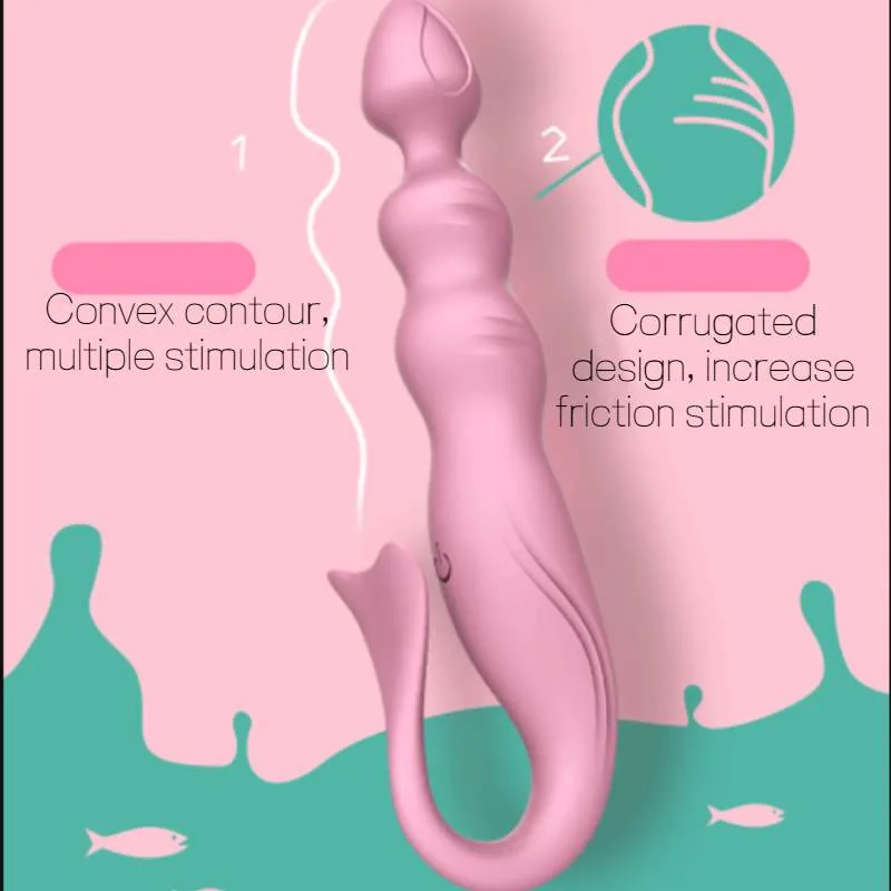 10 Vibration Mermaid Vibrating Anal Beads 4 10 Vibration Mermaid Vibrating Anal Beads 4