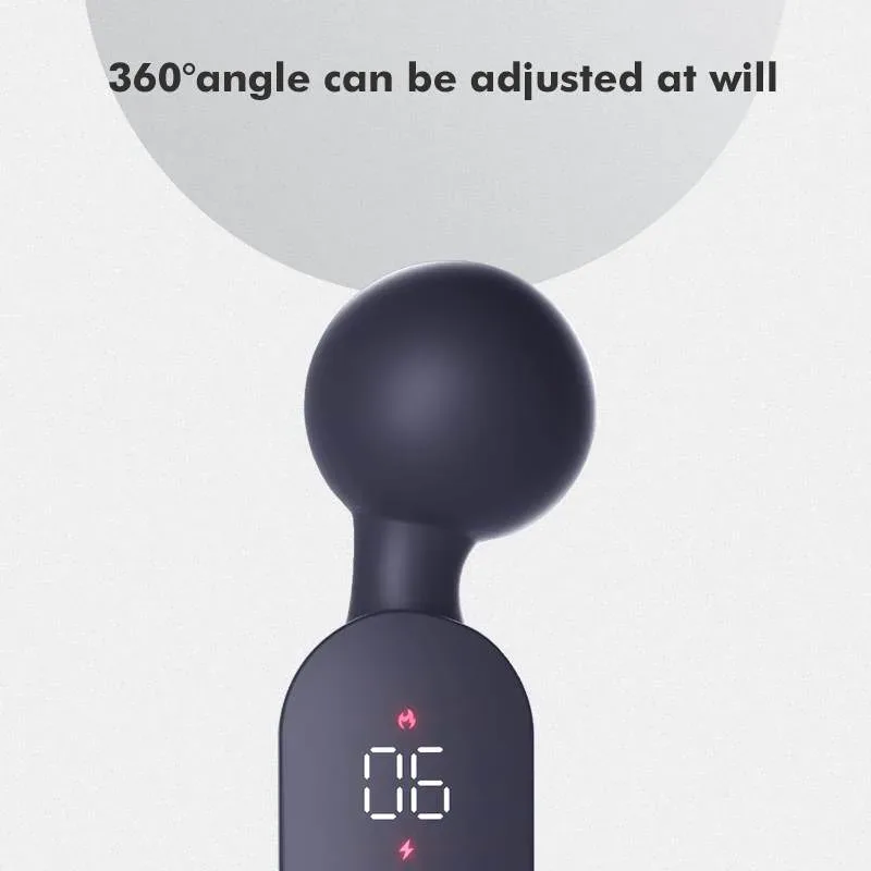 Digital Display Heating Magic Wand Vibrator 3 Digital Display Heating Magic Wand Vibrator 3