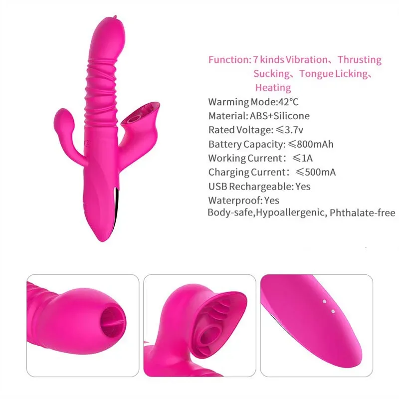 Heated 7 Frequencies Multi-Functional Women Vibrator 6 Heated 7 Frequencies Multi-Functional Women Vibrator 6