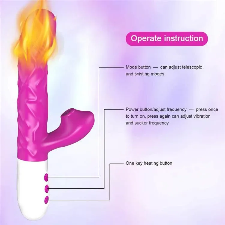 Heating Thrusting G Spot Dildo Vibrator 5 Heating Thrusting G Spot Dildo Vibrator 5