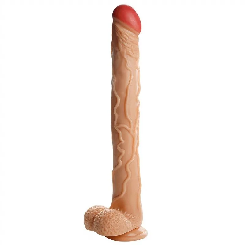 16 Inch Extra Long PVC Suction Cup Dildo