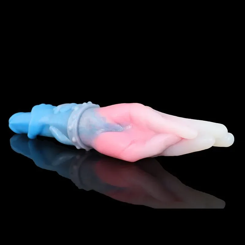 13 IN Colored Double Fisting Dildo Magic Hand Cock 5 13 IN Colored Double Fisting Dildo Magic Hand Cock 5