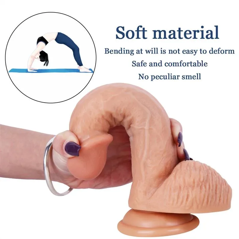 7.5 IN Real Skin Feel Dildo Strap On Kits 5 7.5 IN Real Skin Feel Dildo Strap On Kits 5