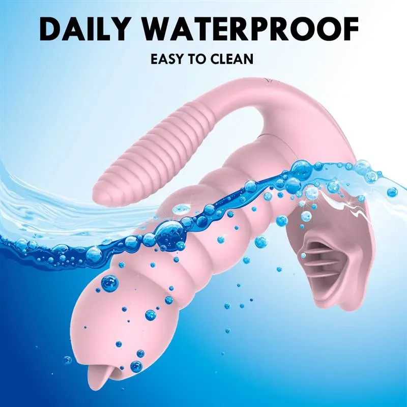 Wearable Triple Vibrator Tongue Licking G Spot Stimulation 7 Wearable Triple Vibrator Tongue Licking G Spot Stimulation 7