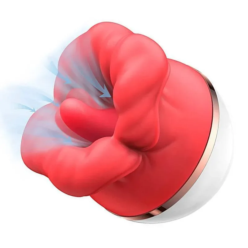 Rose Tongue Licking and Suction Oral Sex Toy