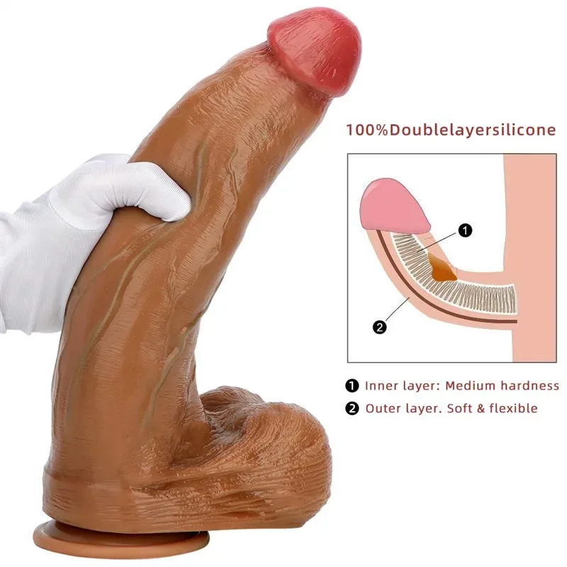13 IN Huge Girth Silicone Dildo Best Realistic Cock 5 13 IN Huge Girth Silicone Dildo Best Realistic Cock 5