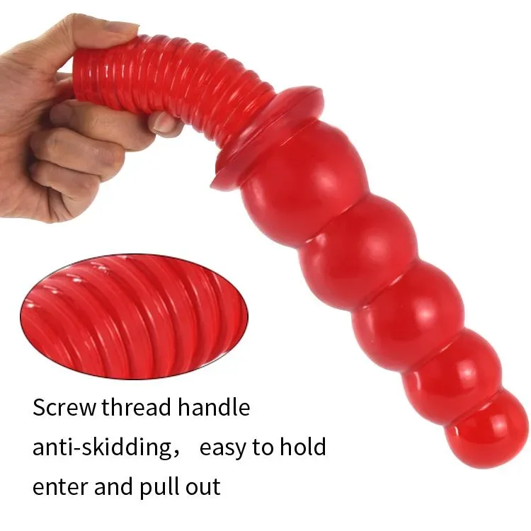 11 IN Red Sword PVC Dildo Anal Beads 5 11 IN Red Sword PVC Dildo Anal Beads 5