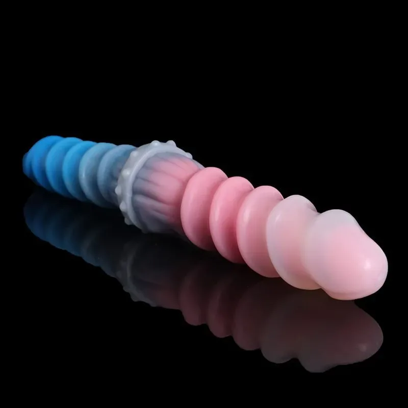 13 IN Silicone Double Sided Spiral Dildo 5 13 IN Silicone Double Sided Spiral Dildo 5