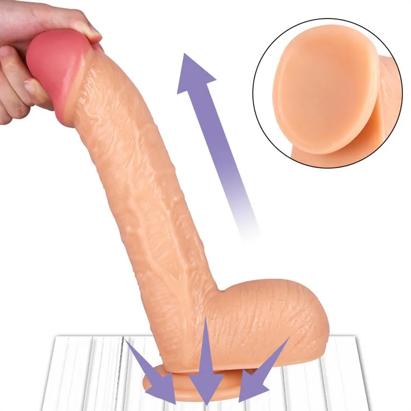 11.5 IN Big Mushroom Head Realistic PVC Dildo 3 11.5 IN Big Mushroom Head Realistic PVC Dildo 3