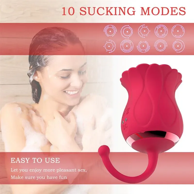Sunflower Sucking Licking Vibrator for Women 2 Sunflower Sucking Licking Vibrator for Women 2