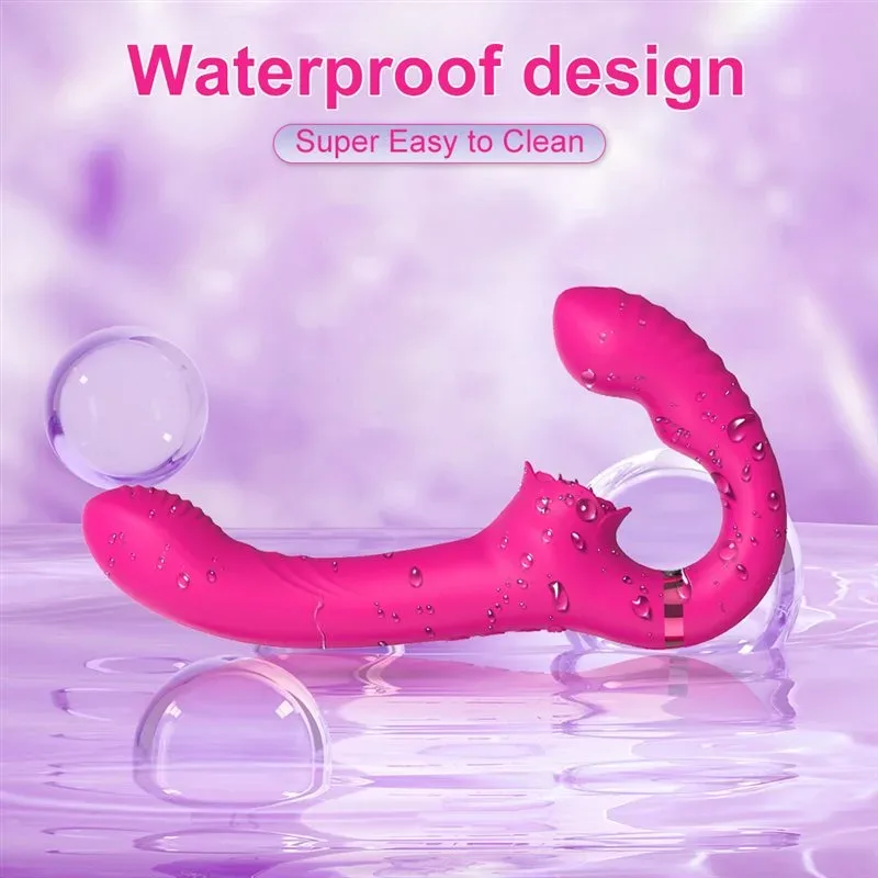 Remote Control Strapless Strap on Dildo Vibrator 3 Remote Control Strapless Strap on Dildo Vibrator 3
