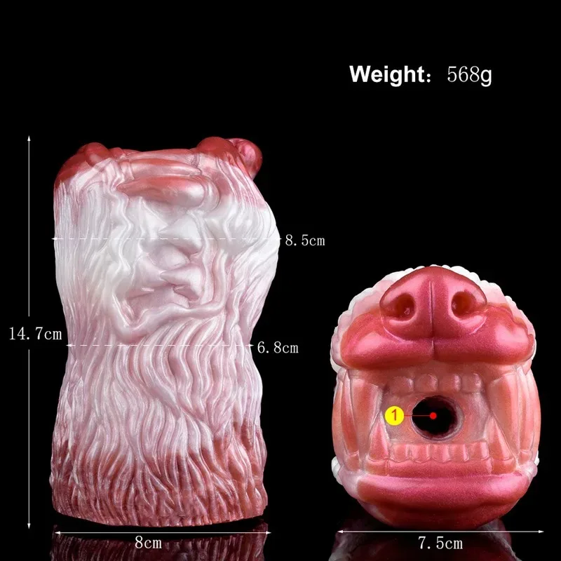 Monster Male Stroker Fantasy Silicone Masturbation Cup 1 Monster Male Stroker Fantasy Silicone Masturbation Cup 1