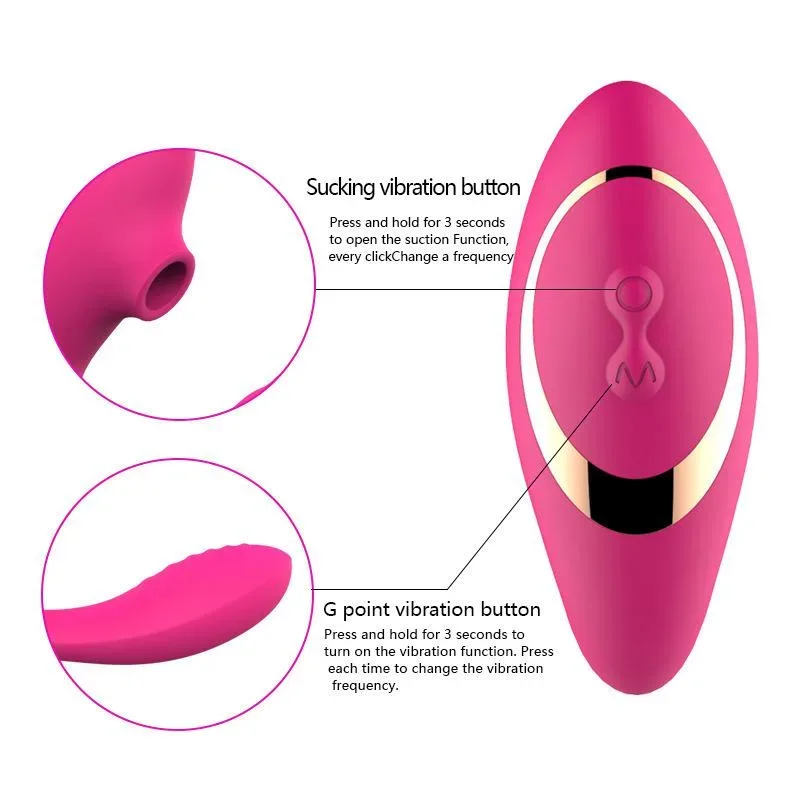 Wearable G-spot Vibrator Clit Suction Toy 7 Wearable G-spot Vibrator Clit Suction Toy 7