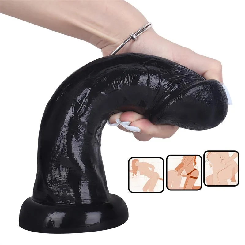 8.5 IN Big Mushroom Head PVC Dildo 5 8.5 IN Big Mushroom Head PVC Dildo 5